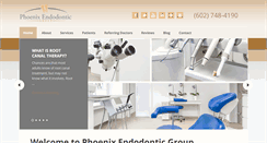 Desktop Screenshot of phoenixendodontist.com