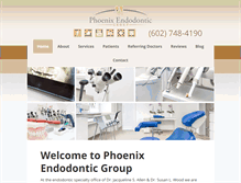 Tablet Screenshot of phoenixendodontist.com